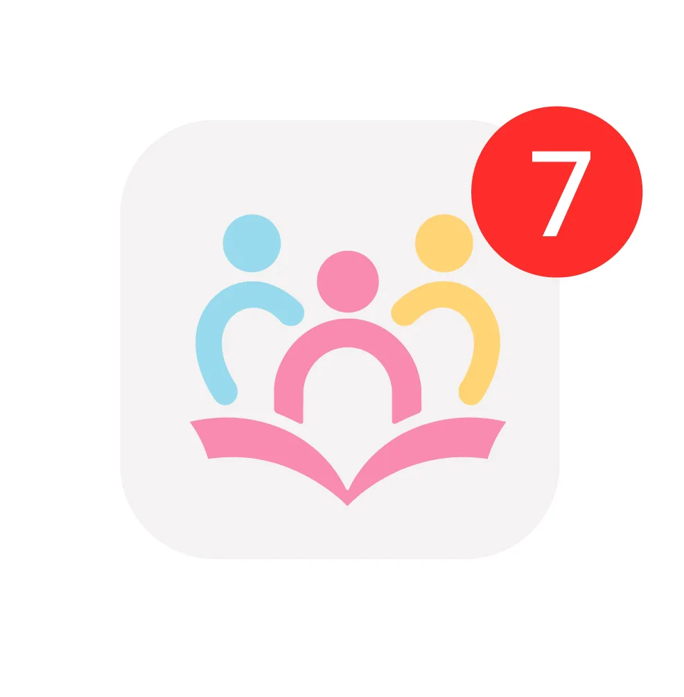 The Lomdim Acheret mark as an app icon