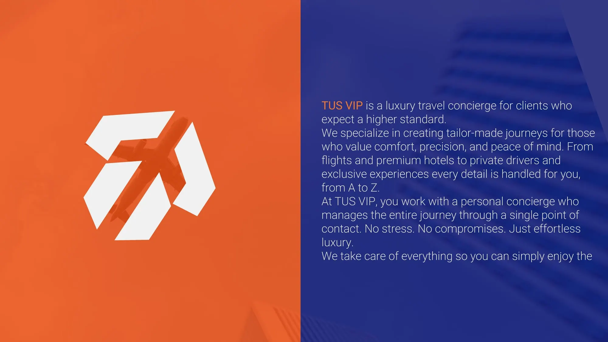 TUS VIP brand and company overview