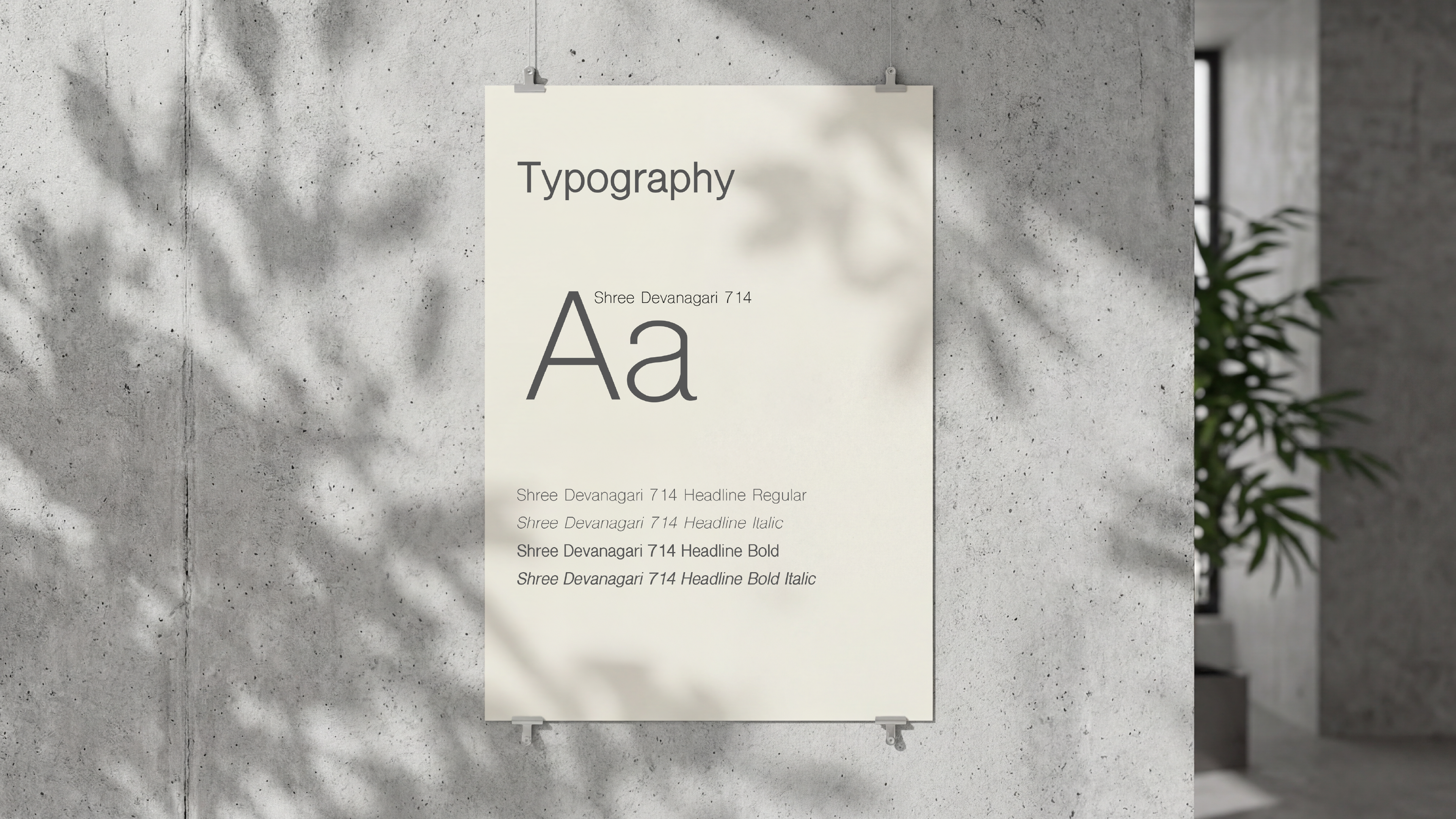 Urban Roots typography